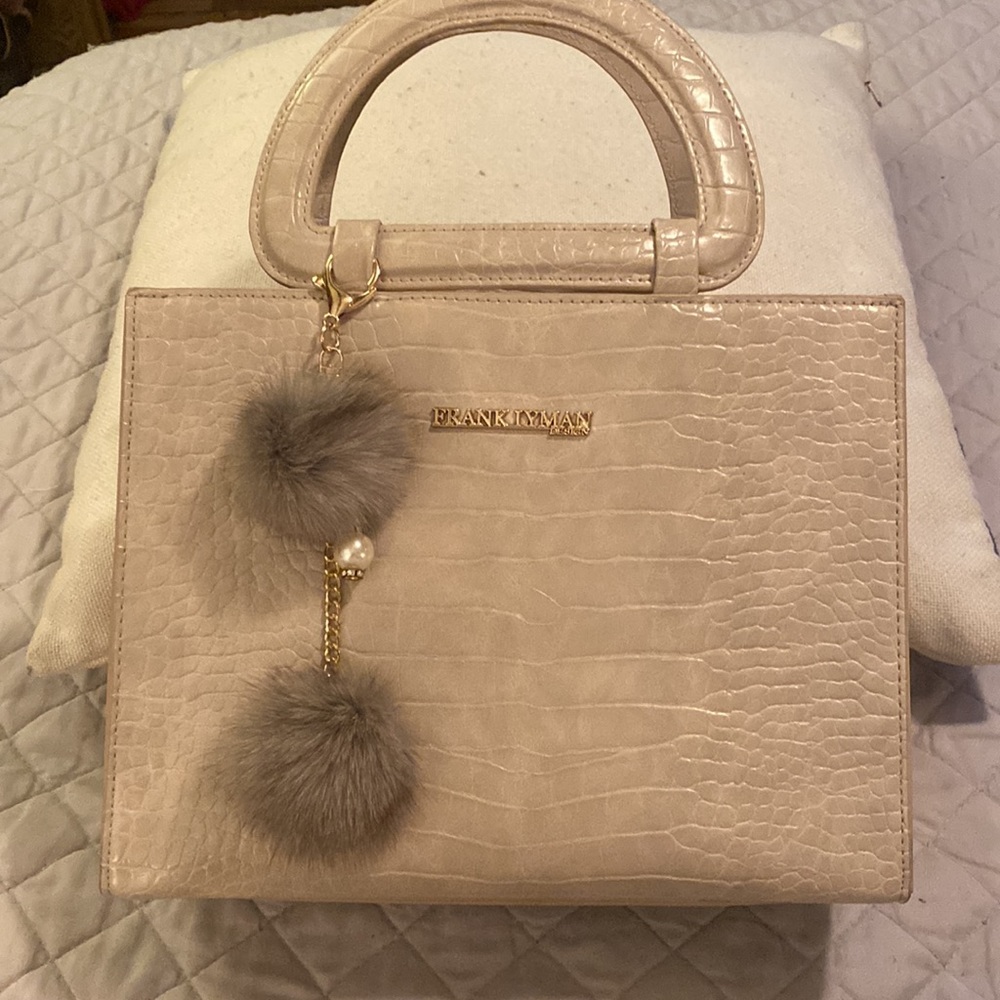 Frank Lyman Design Tote w/o Shoulder Strap! Beautiful bag! Carried once!